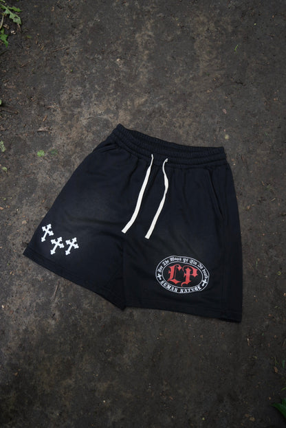 "HUMAN NATURE SHORTS" (Sun Fade Raw Edge)