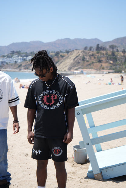 "HUMAN NATURE TEE" (Sides Jersey Mesh)